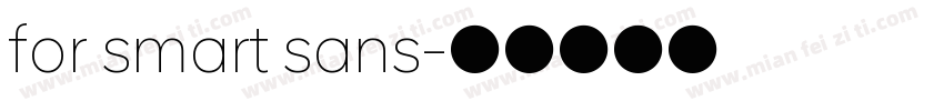 for smart sans字体转换